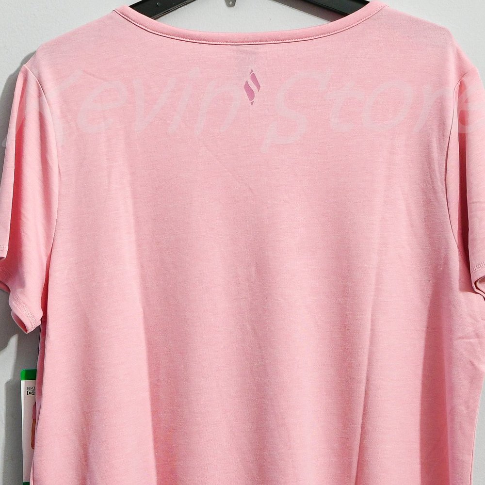 - NWT size Skechers Ladies' Tunic Tee Pink - Picture 3 of 4
